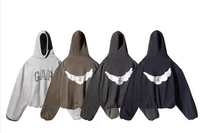 Pullover Sweatshirt Gap Engineered by Balenciaga Dove Hoodie