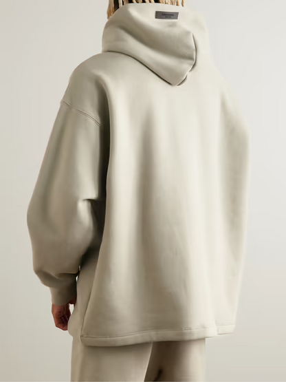 Logo-Appliquéd Cotton-Blend Jersey Hoodie