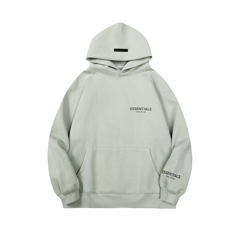 Essentials Basic Matcha Green Hoodie