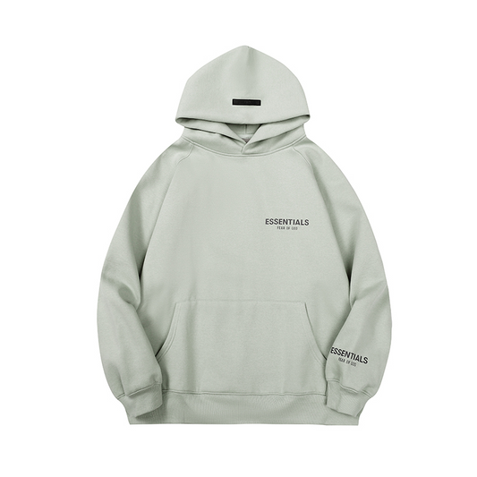 Essentials Basic Matcha Green Hoodie